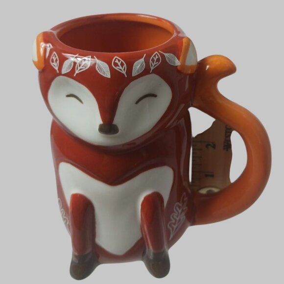 Holiday Home 3D Fox Shaped Coffee Mug 16 Oz - Picture 9 of 9